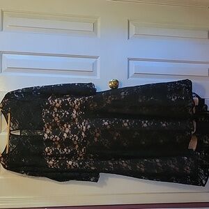 Elegant Black Lace Dress